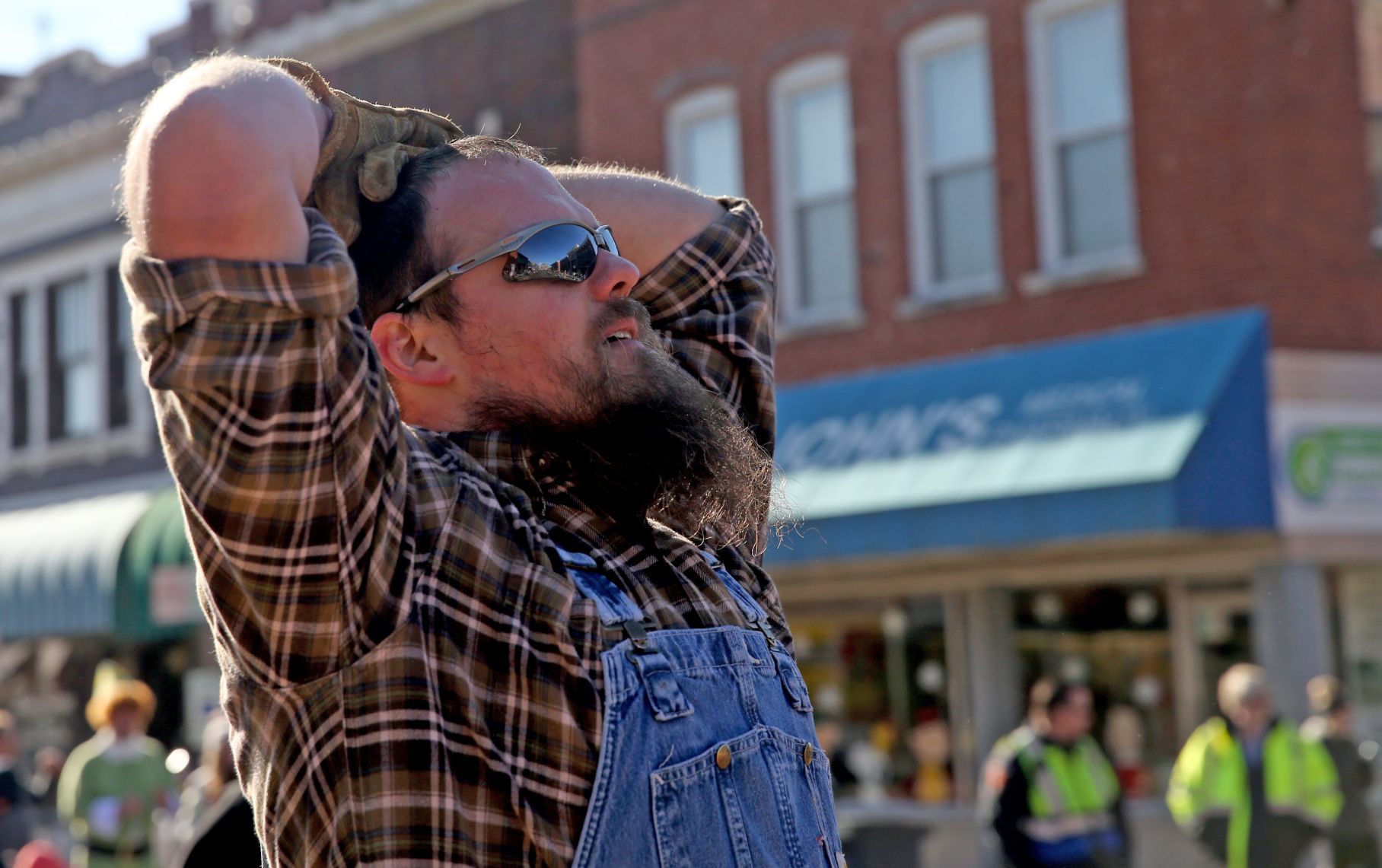 First-Ever Log Splitting Contest in downtown Hillsboro